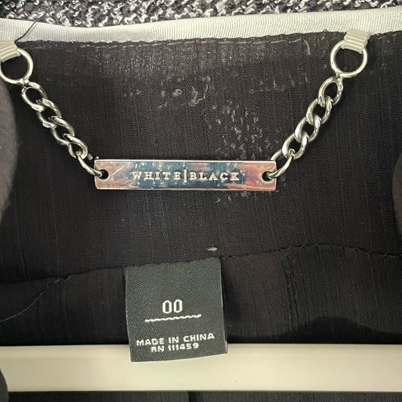 WHBM | Long Tweed Embellished Trophy Blazer Jacket Size 00 - Picture 5 of 15